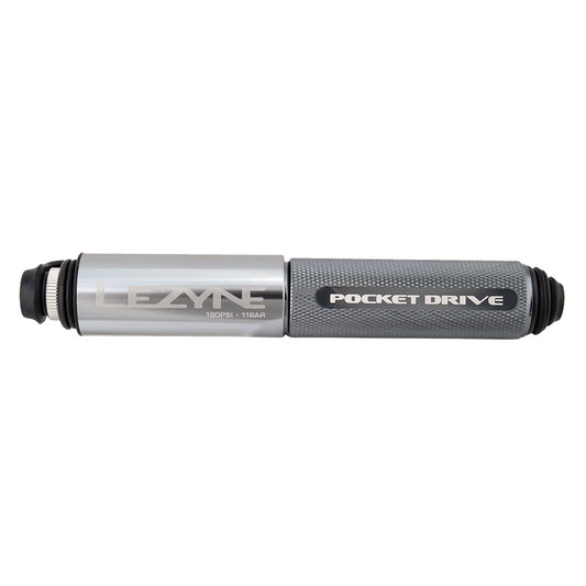 Lezyne Pocket Drive Pump Lite Gray-Goodwynn's