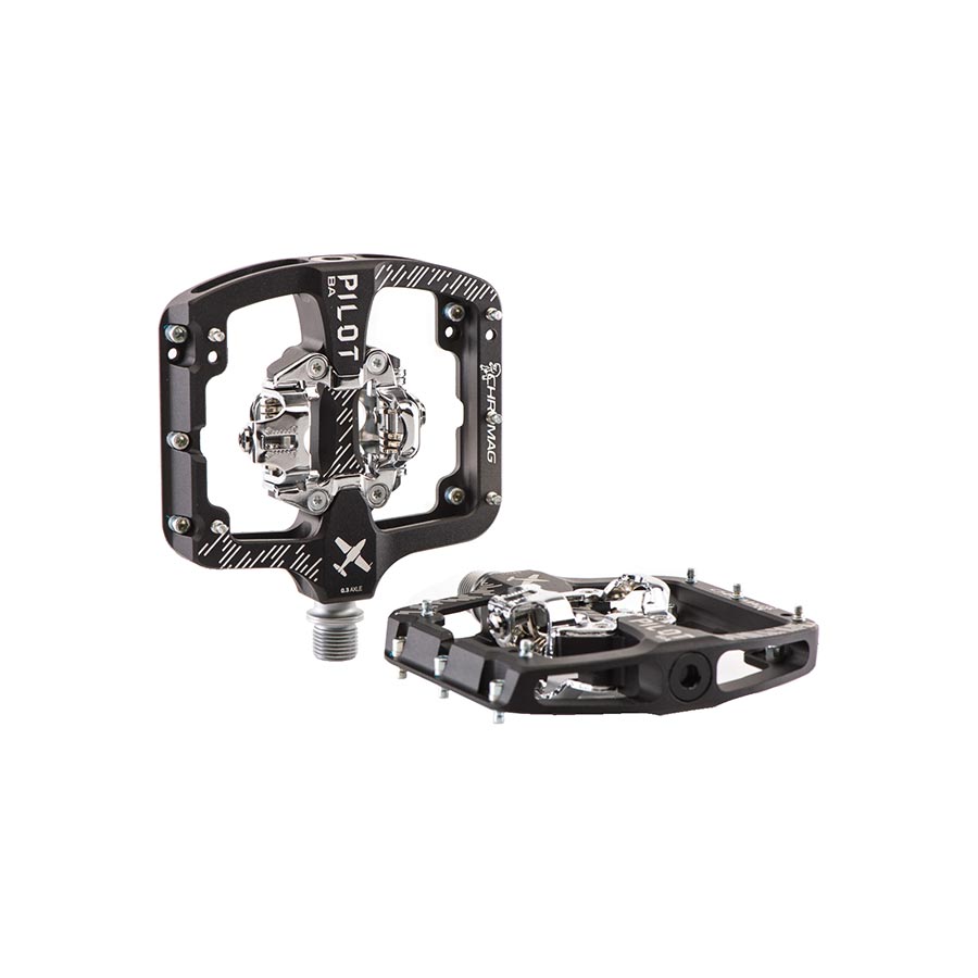 Chromag Pilot BA Pedals - Dual Sided Clipless 9/16" Black Wide-Goodwynn&#39;sGoodwynn&#39;s