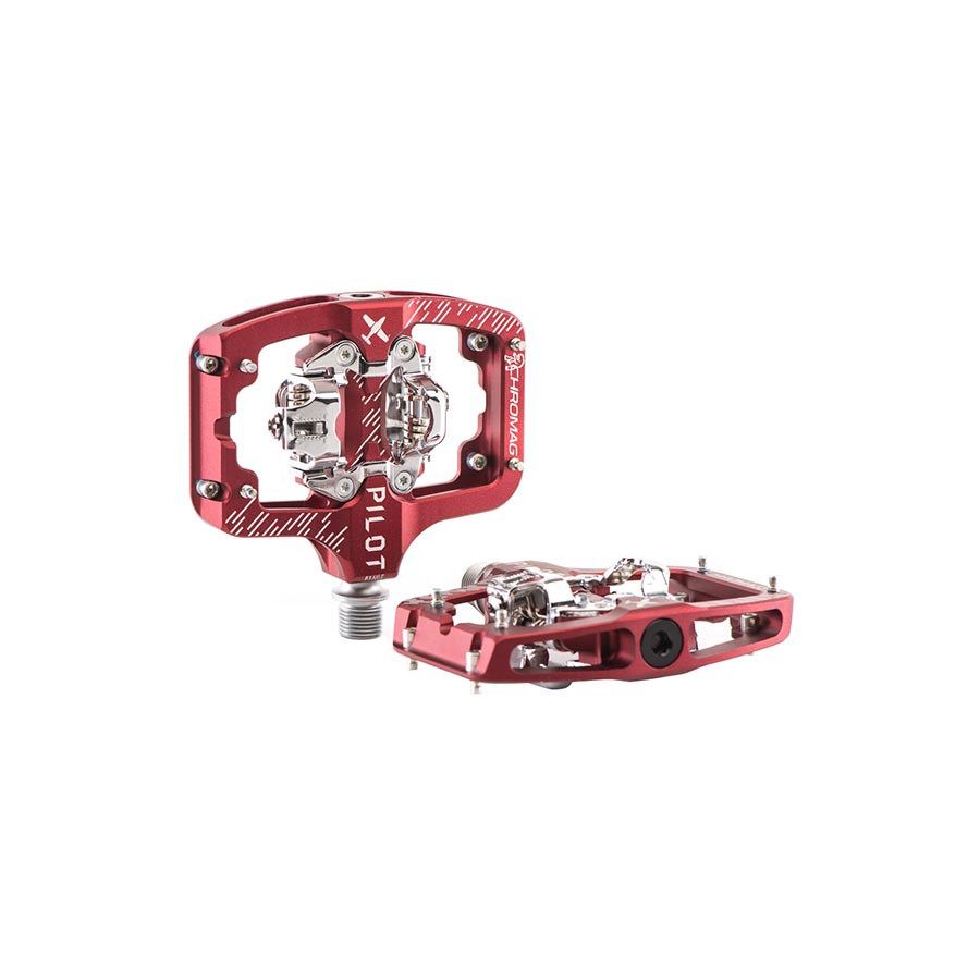 Chromag Pilot SPD Pedals Red