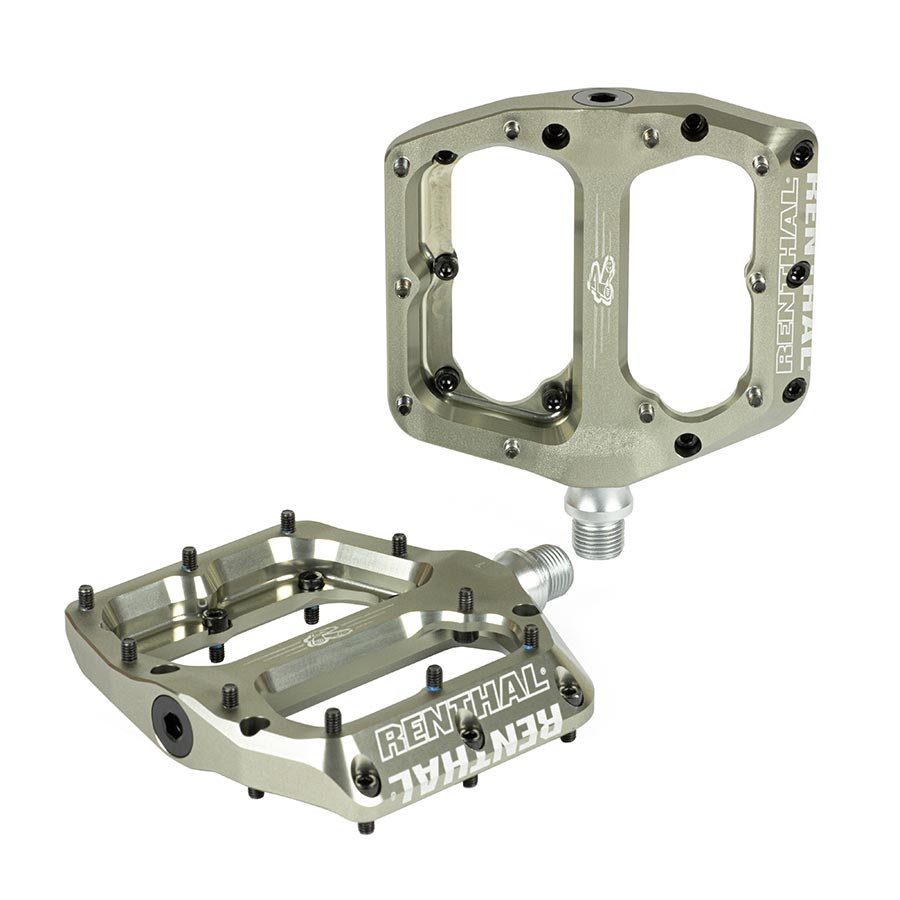 Renthal Revo-F Pedals - Platform 9/16" Gold 100 x 104mm