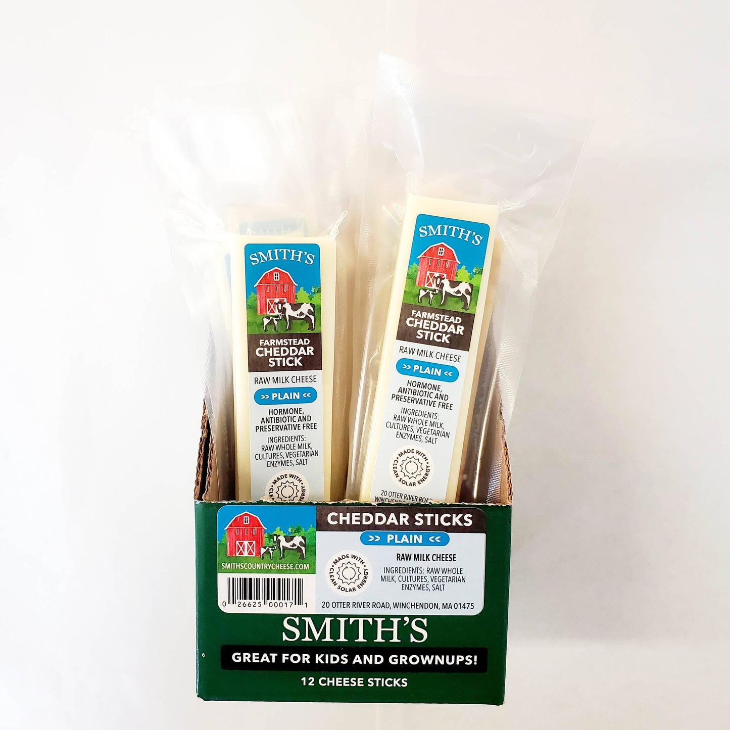 Smith's Country Cheese - Cheddar Cheese Snack Sticks-Plain Cheddar