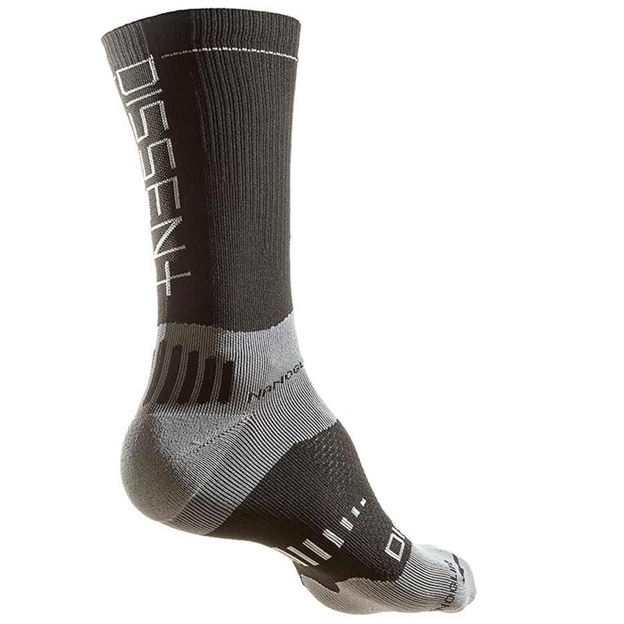 Dissent Supercrew Nano 6" Compression socks Black M (Men 7-9)