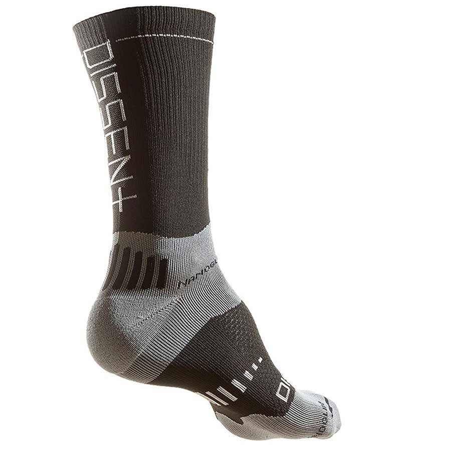 Dissent Supercrew Nano 8" Compression socks Black XL (Men 12+)