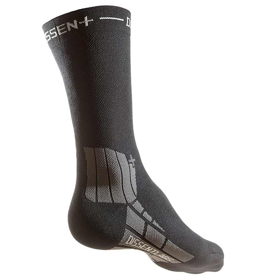 Dissent Genuflex Crew Protect 8" Compression socks Black S (Men 5-7.5)