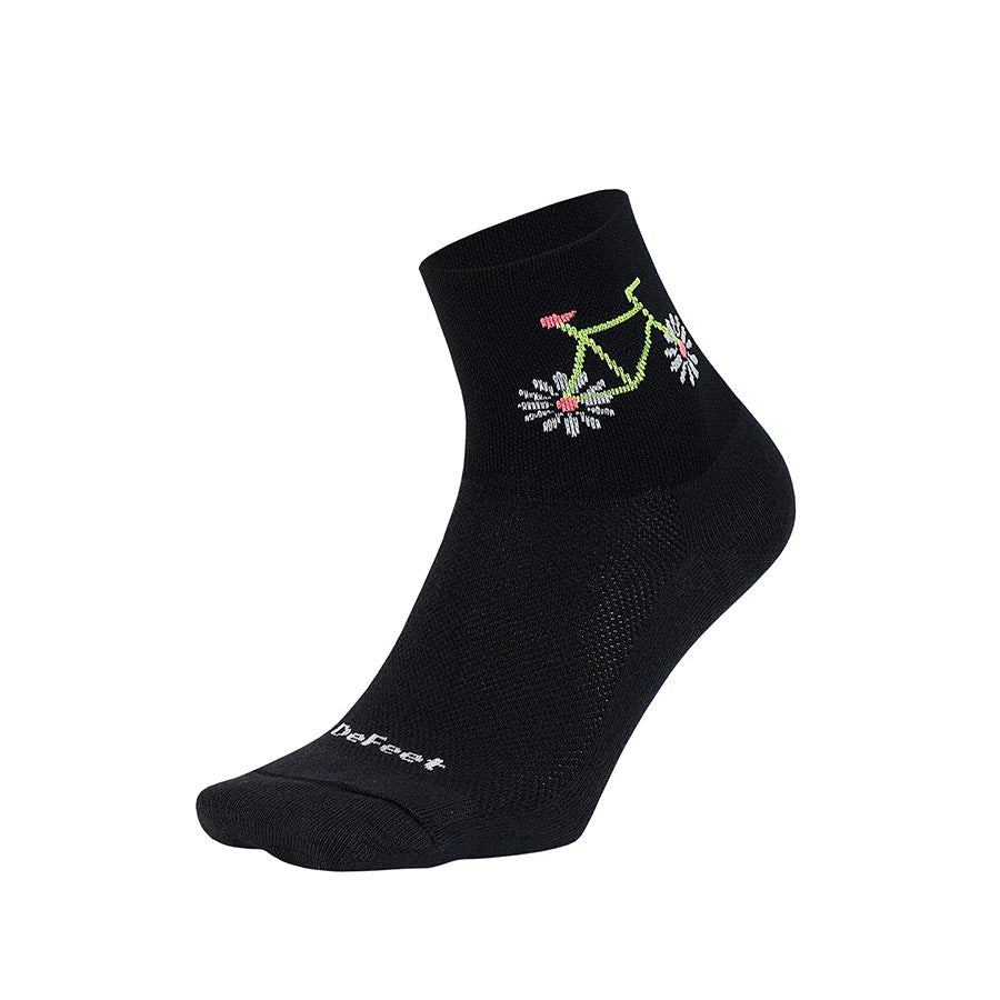 DeFeet Aireator 2-3" Cuff Socks Pedal Power M Pair