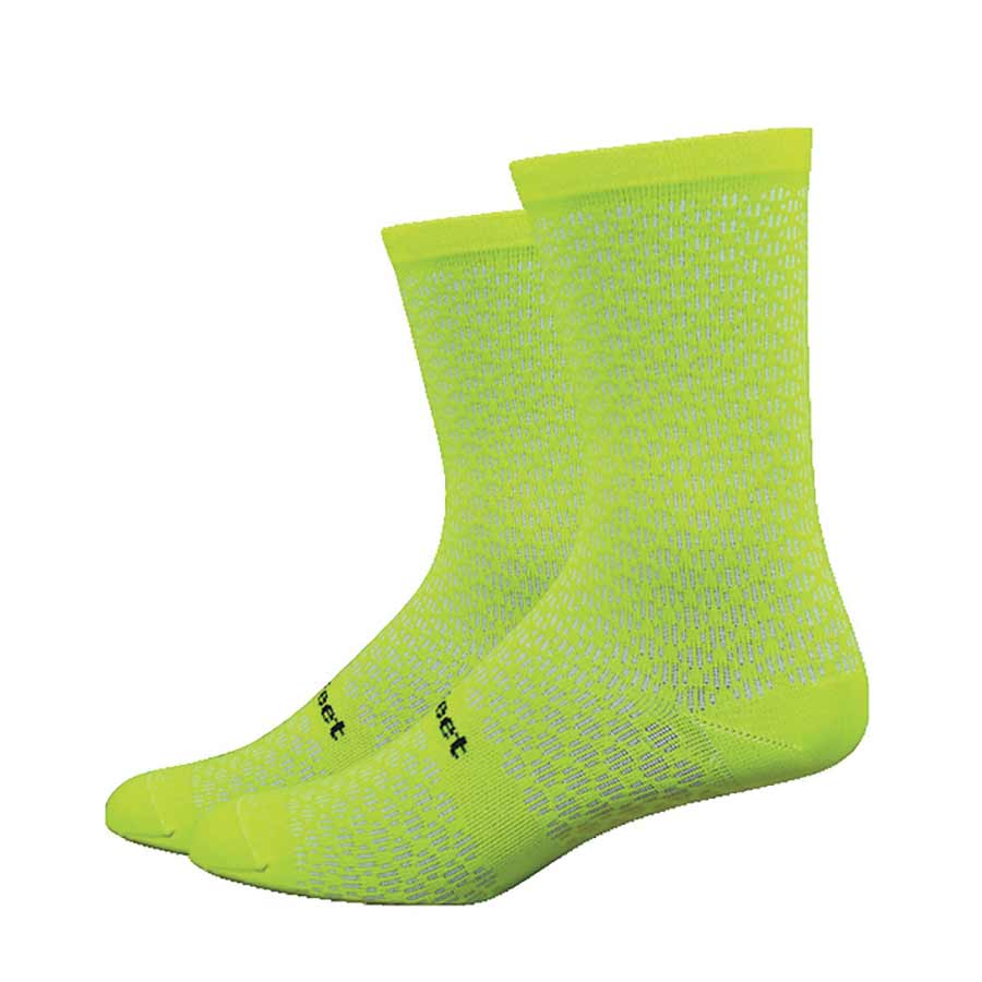 DeFeet Evo 6" Mont Ventoux Socks Hi-Vis Yellow L-Goodwynn&#39;sGoodwynn&#39;s