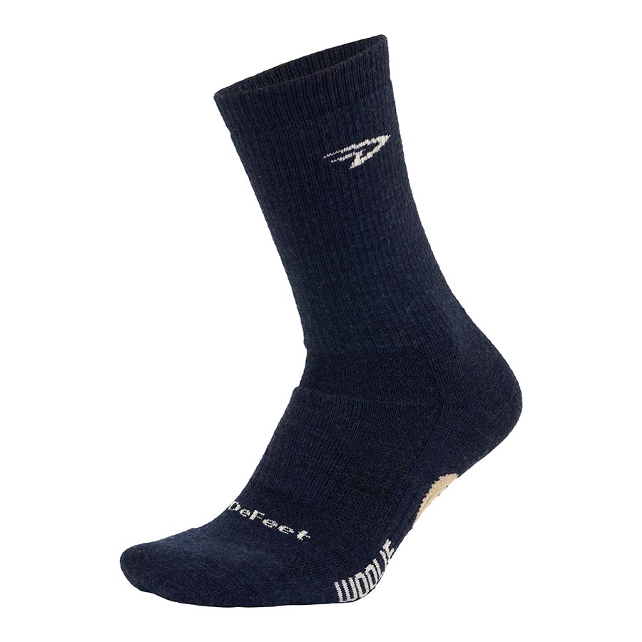 DeFeet Woolie Boolie 6 Socks Logo Navy L Pair