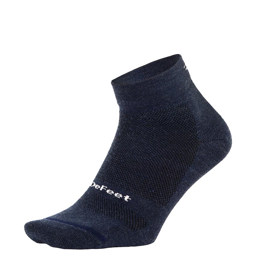 DeFeet Wooleator Pro 1 Socks Logo Navy L Pair-Goodwynn&#39;sGoodwynn&#39;s