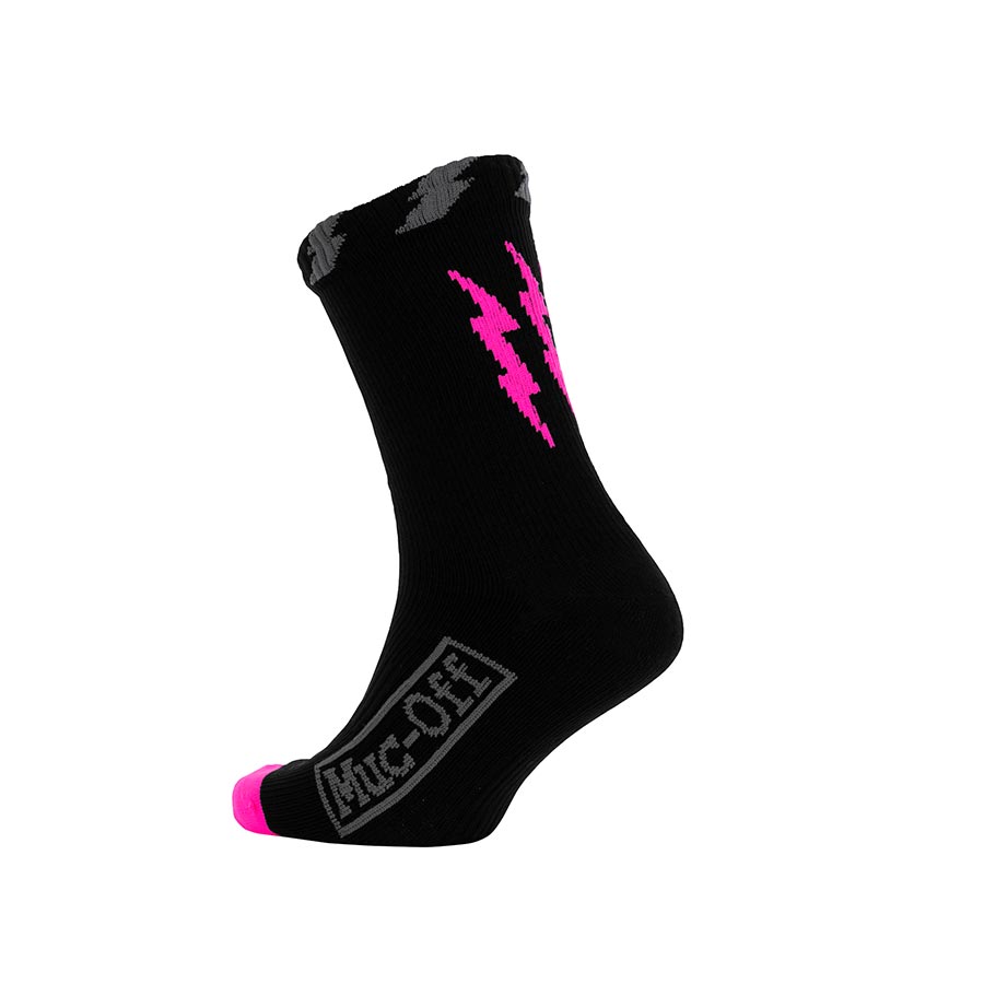 Muc-Off Waterproof Socks Socks Black/Pink LXL Pair-Goodwynn&#39;sGoodwynn&#39;s