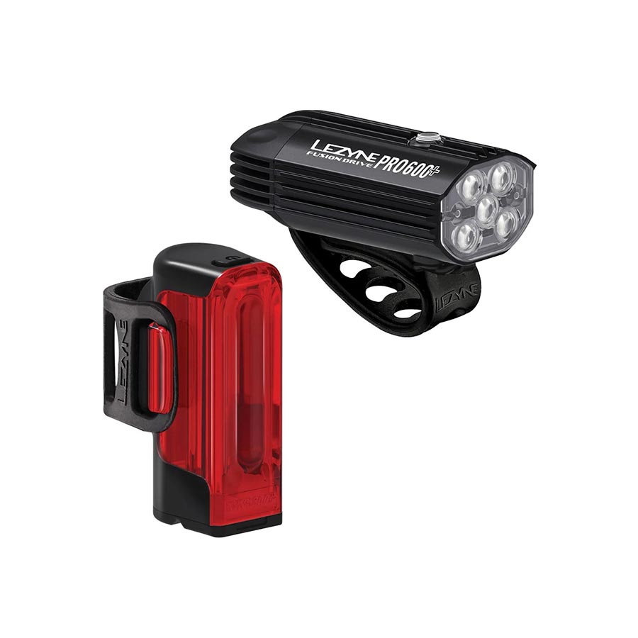 Lezyne Fusiondrive Pro 600 and Strip Drive 300+ Headlight and Taillight Set-Goodwynn&#39;sGoodwynn&#39;s