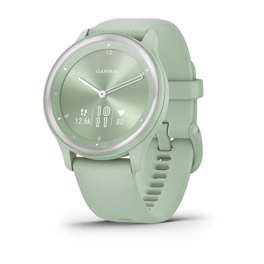 Garmin vivomove Sport Watch Watch Color: Cool Mint Wristband: Cool Mint - Silicone-Goodwynn&#39;sGoodwynn&#39;s