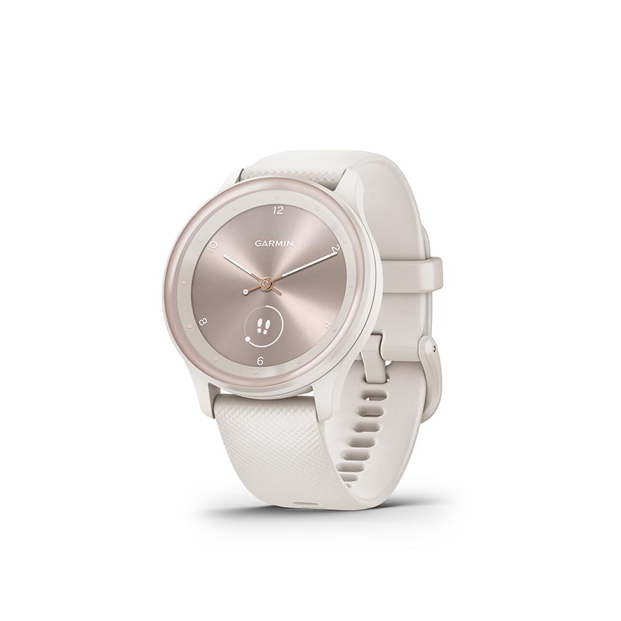 Garmin vivomove Sport Watch Watch Color: Ivory Wristband: Ivory - Silicone-Goodwynn&#39;sGoodwynn&#39;s