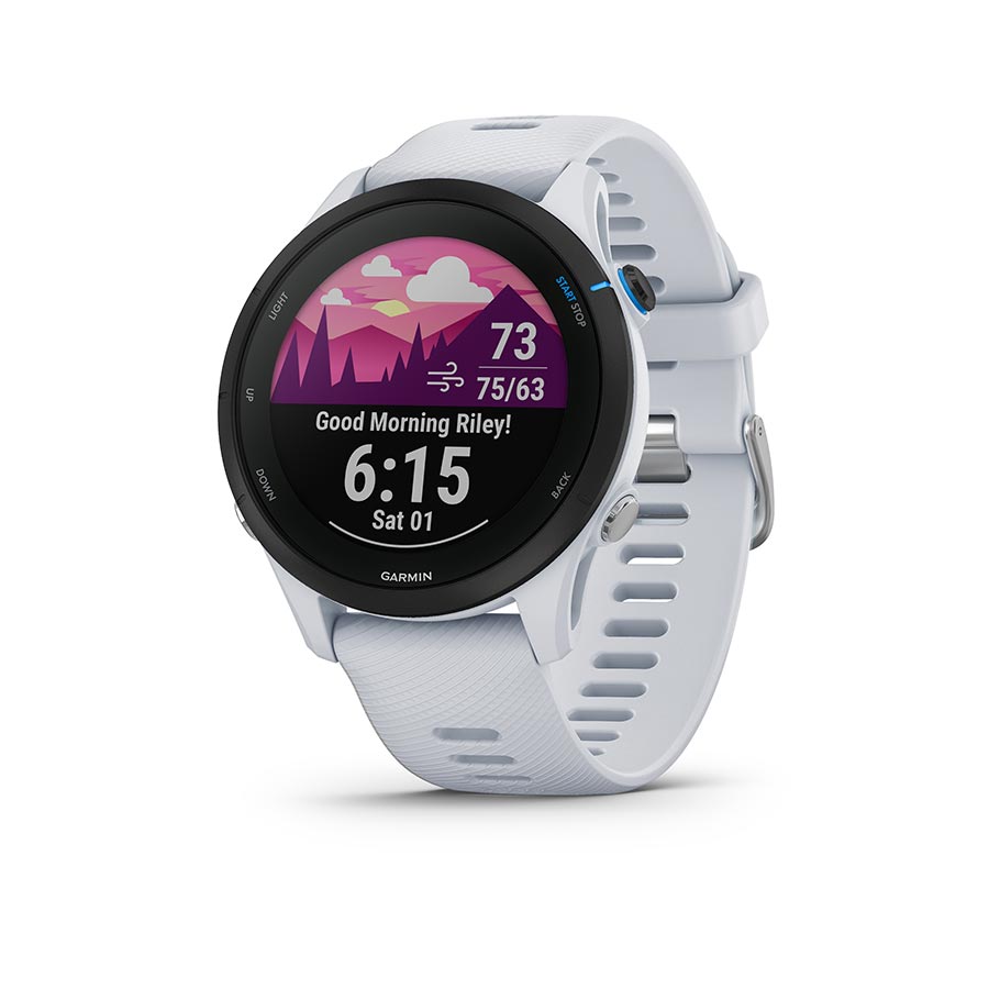 Garmin Forerunner 255 Music GPS Smartwatch - 45.6mm Whitestone-Goodwynn&#39;sGoodwynn&#39;s