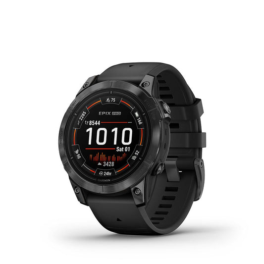 Garmin Epix Pro Std. Edition 47mm Watch Watch Color: Slate Grey Wristband: Black - Silicone-Goodwynn's