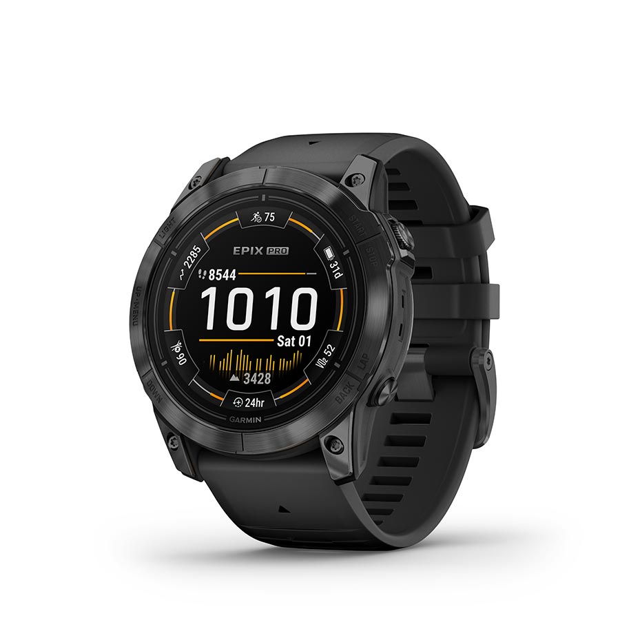 Garmin Epix Pro Std. Edition 51mm Watch Watch Color: Slate Grey Wristband: Black - Silicone-Goodwynn&#39;sGoodwynn&#39;s