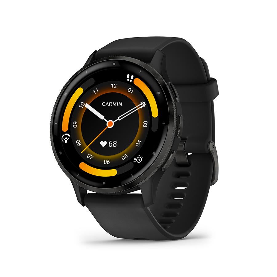 Garmin Venu 3 Watch Watch Color: Black Wristband: Black - Silicone-Goodwynn&#39;sGoodwynn&#39;s