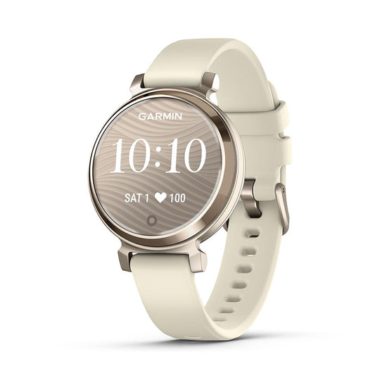 Garmin Lily 2 Watch Watch Color: Creame Gold Wristband: Coconut - Silicone-Goodwynn's