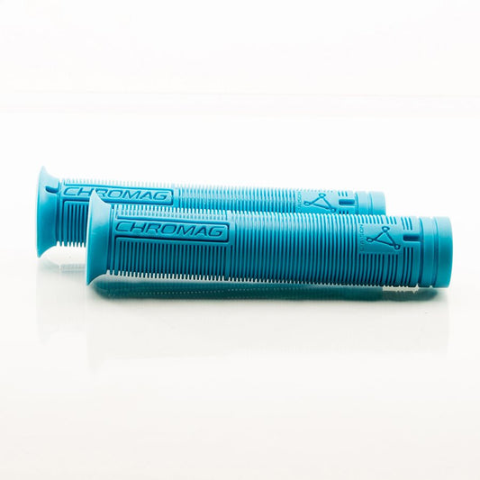 Chromag Wax Grips 150mm Blue-Goodwynn's