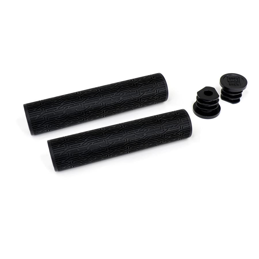 RockShox Textured Slip-On Grips 135mm Black Pair-Goodwynn&#39;sGoodwynn&#39;s