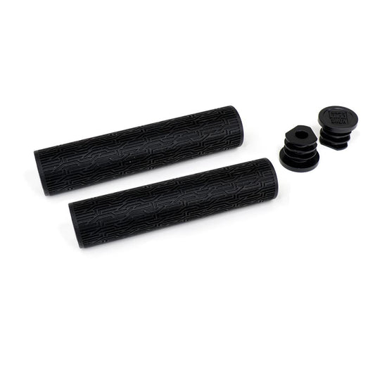 RockShox Textured Slip-On Grips 135mm Black Pair-Goodwynn's