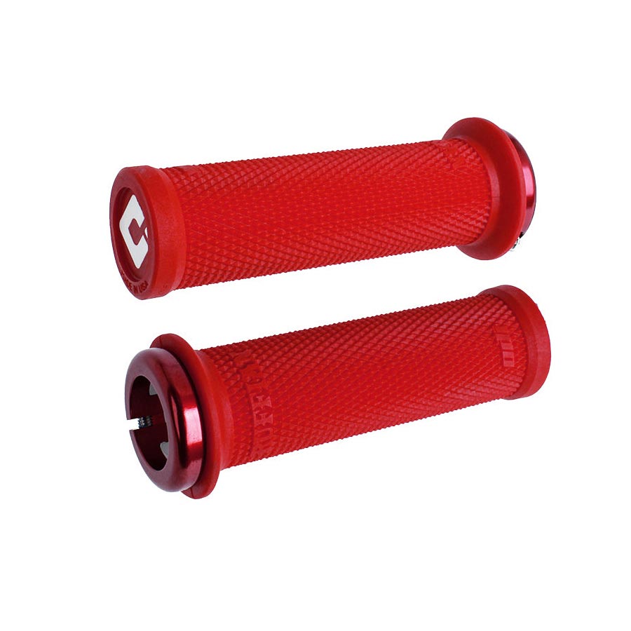 ODI Ruffian Mini V2.1 Grips 110mm Red Pair-Goodwynn&#39;sGoodwynn&#39;s