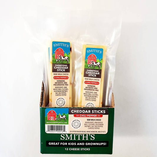 Smith's Country Cheese - Cheddar Cheese Snack Sticks-Chili Pepper Cheddar-Goodwynn's