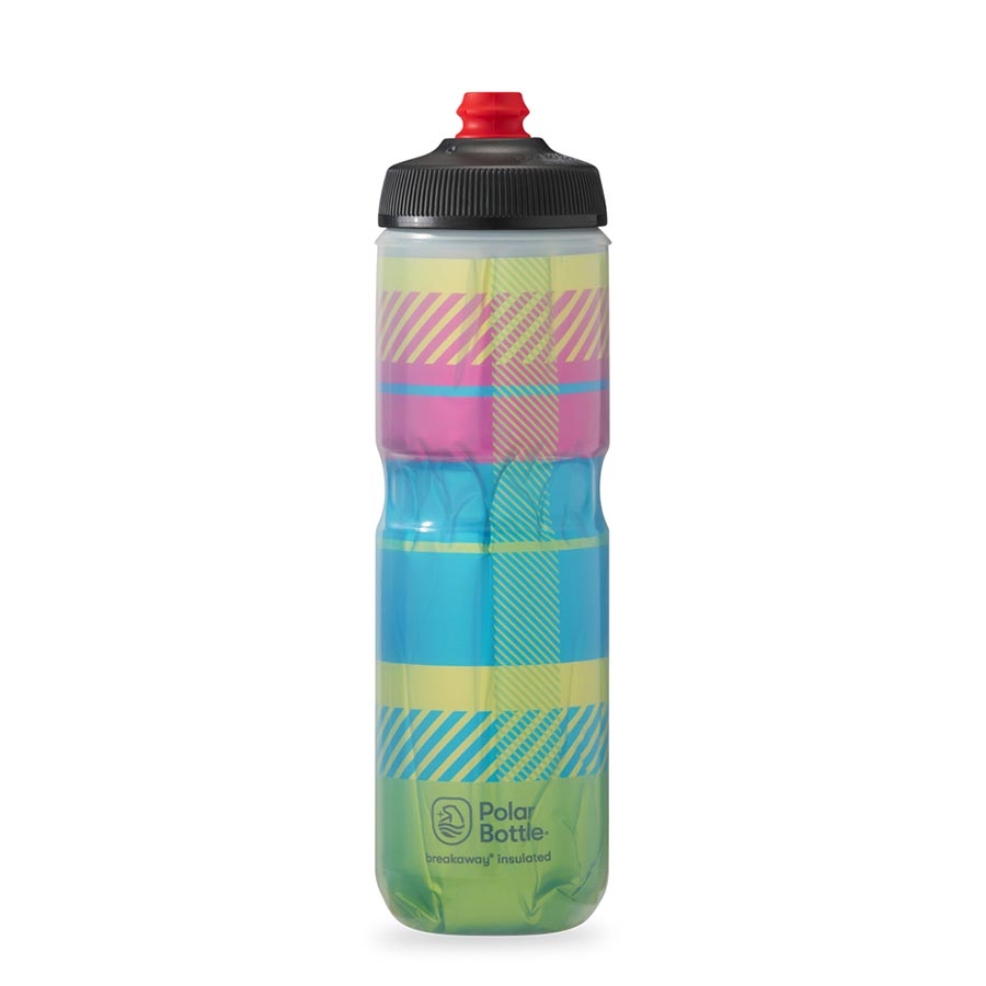 Polar Bottle Breakaway Water Bottle Highlighter Green/Blue 24oz