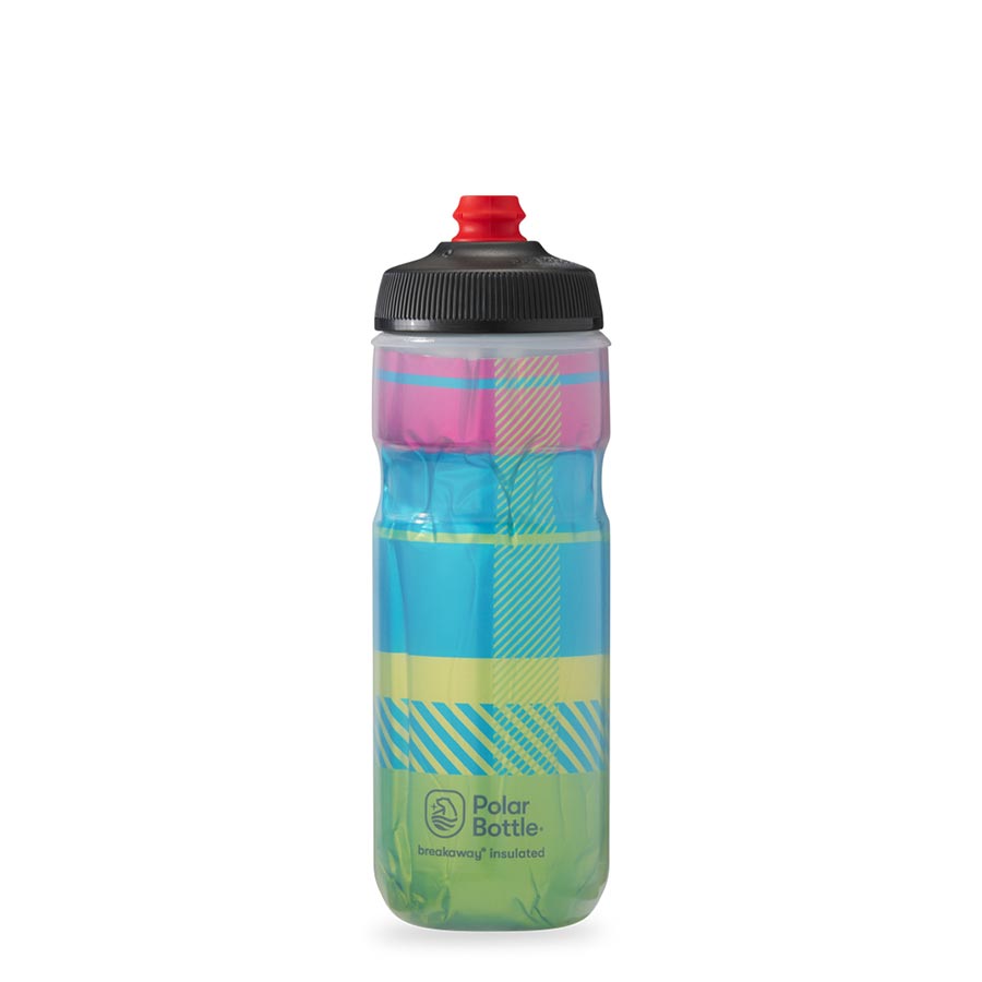 Polar Bottle Breakaway Water Bottle Highlighter Green/Blue 20oz