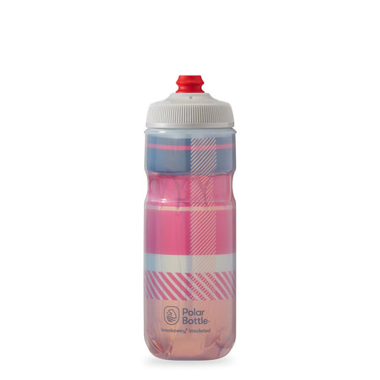 Polar Bottle Breakaway Water Bottle Bubble Gum Pink/Navy 20oz-Goodwynn's