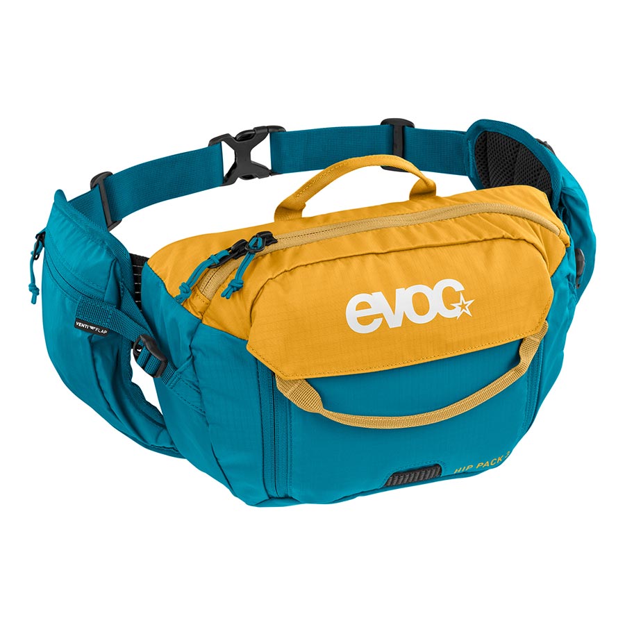 EVOC Hip Pack 3L + 1.5L Bladder Hydration Bag Volume: 3L Bladder: Included (1.5L) Ocean