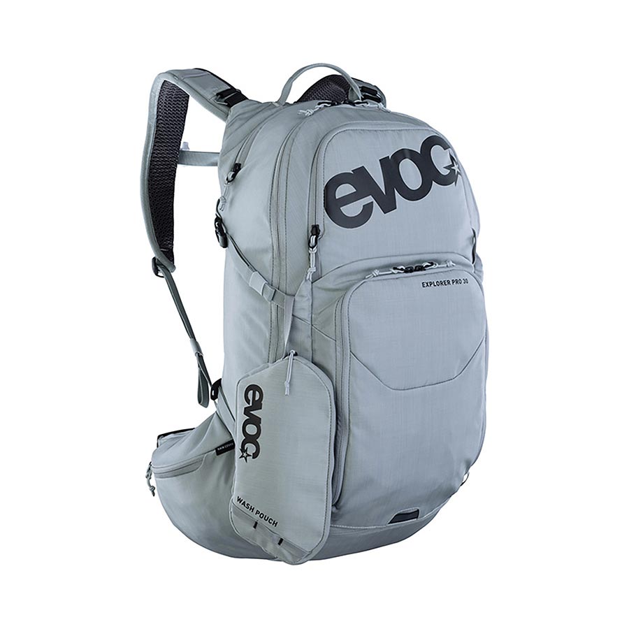 EVOC Explorer Pro 30 Hydration Bag Volume: 30L Bladder: Not included Silver-Goodwynn&#39;sGoodwynn&#39;s