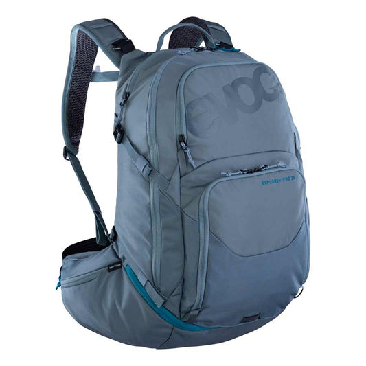 EVOC Explorer Pro 26 Hydration Bag Volume: 26L Bladder: Not included Steel-Goodwynn's