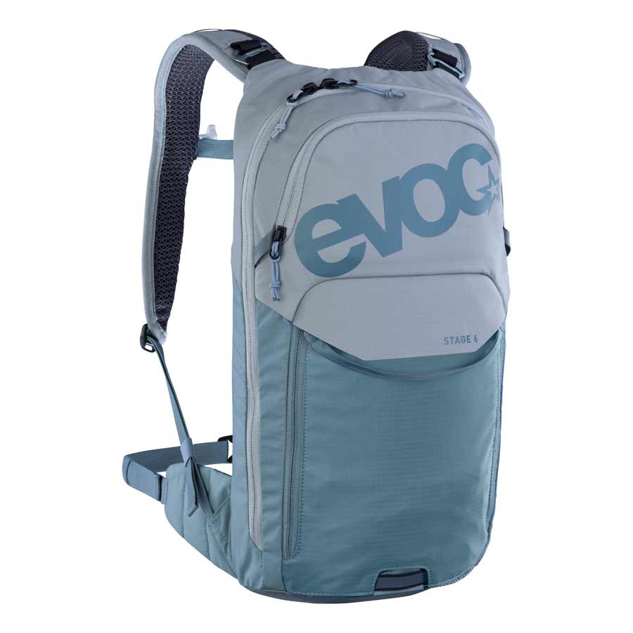 EVOC Stage 6 + 2L Bladder Hydration Bag Volume: 6L Bladder: Included (2L) Stone / Steel