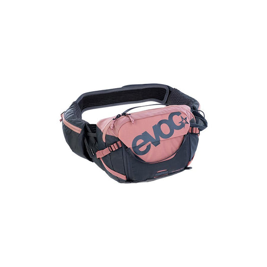 EVOC Hip Pack Pro 3 +1.5L Bladder Hip Pack 3L Included (1.5L) Dusty Pink/Carbon Grey-Goodwynn's