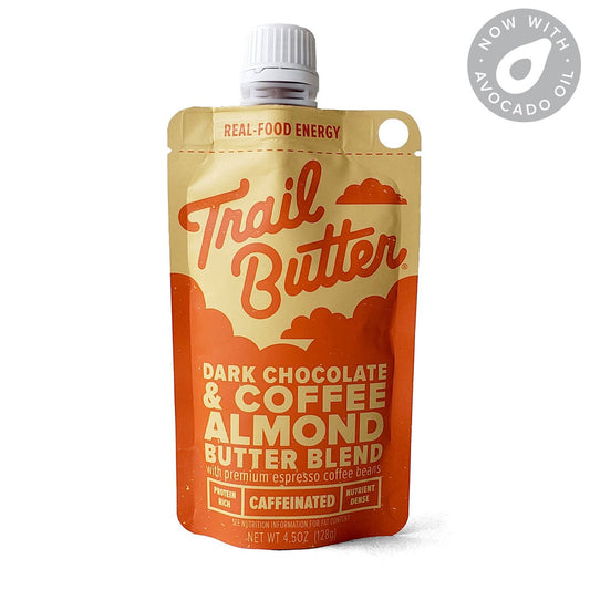 Trail Butter Nut Butter Blends - Dark Chocolate & Coffee Blend - 4.5oz Big Squeeze-Goodwynn's