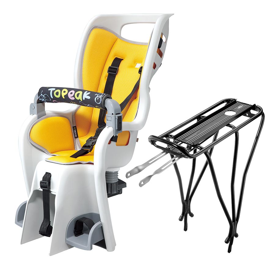 Topeak Baby Seat II Baby Seat On rear rack (included) Yellow-Goodwynn&#39;sGoodwynn&#39;s