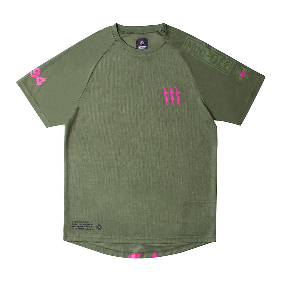 Muc-Off Riders SS Jersey Short Sleeves Men Green S