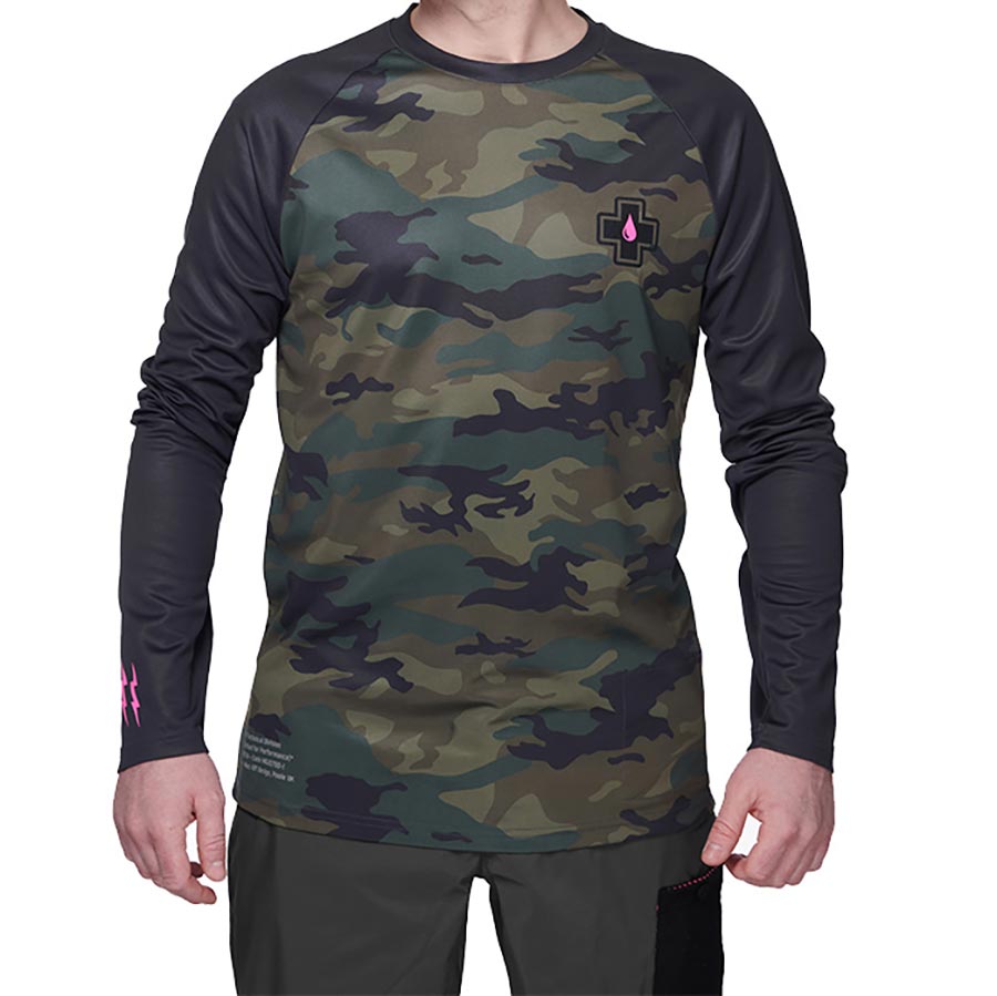 Muc-Off Premium Riders Jersey Long Sleeves Men Camo L-Goodwynn&#39;sGoodwynn&#39;s