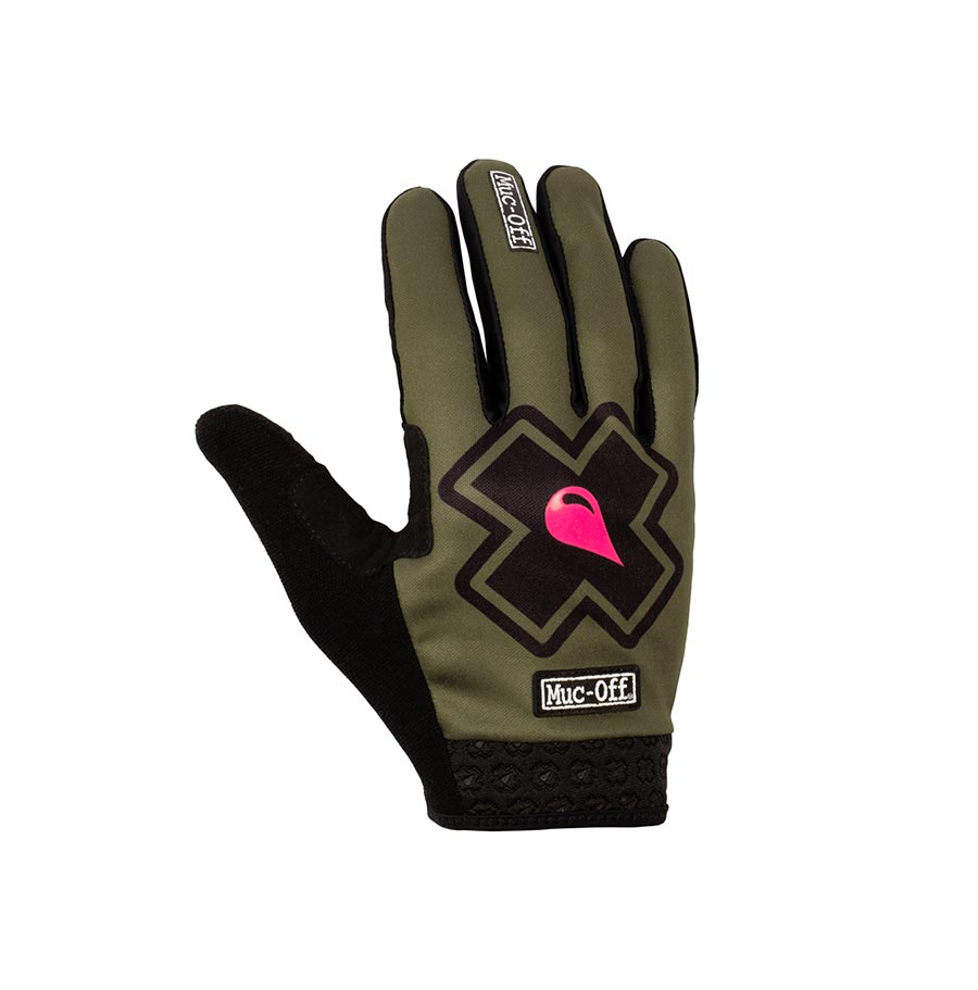 Muc-Off MTB Ride Gloves Full Finger Gloves Green XS Pair-Goodwynn&#39;sGoodwynn&#39;s