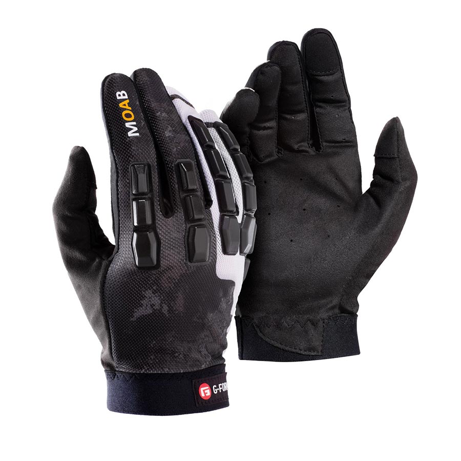 G-Form Moab Trail Full Finger Gloves Black/White S Pair-Goodwynn&#39;sGoodwynn&#39;s