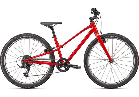 2025 Specialized jett 24 bike gloss flo red / black 24-Goodwynn's