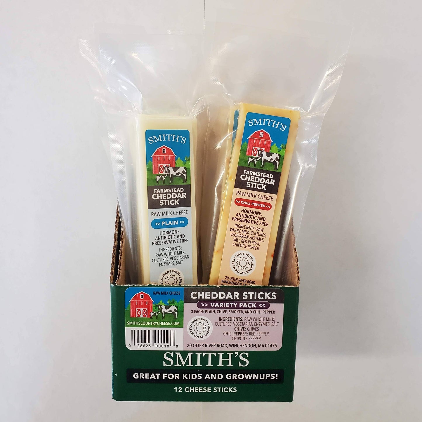 Smith's Country Cheese - Cheddar Cheese Snack Sticks-Variety Pack