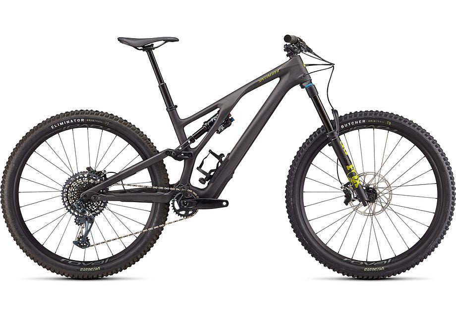 2022 Specialized Stumpjumper evo expert bike satin carbon / olive green / black s1-Goodwynn&#39;sGoodwynn&#39;s