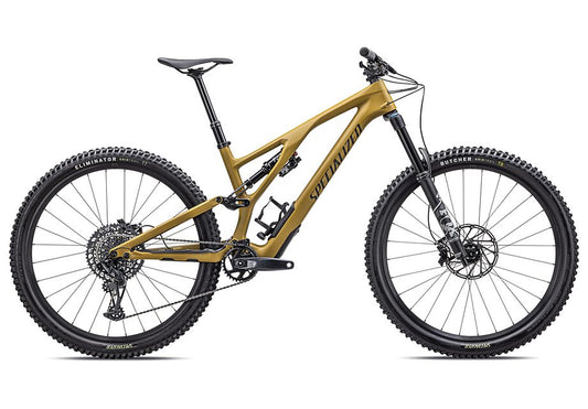 2024 Specialized Stumpjumper evo comp bike satin harvest gold / midnight shadow s1-Goodwynn's