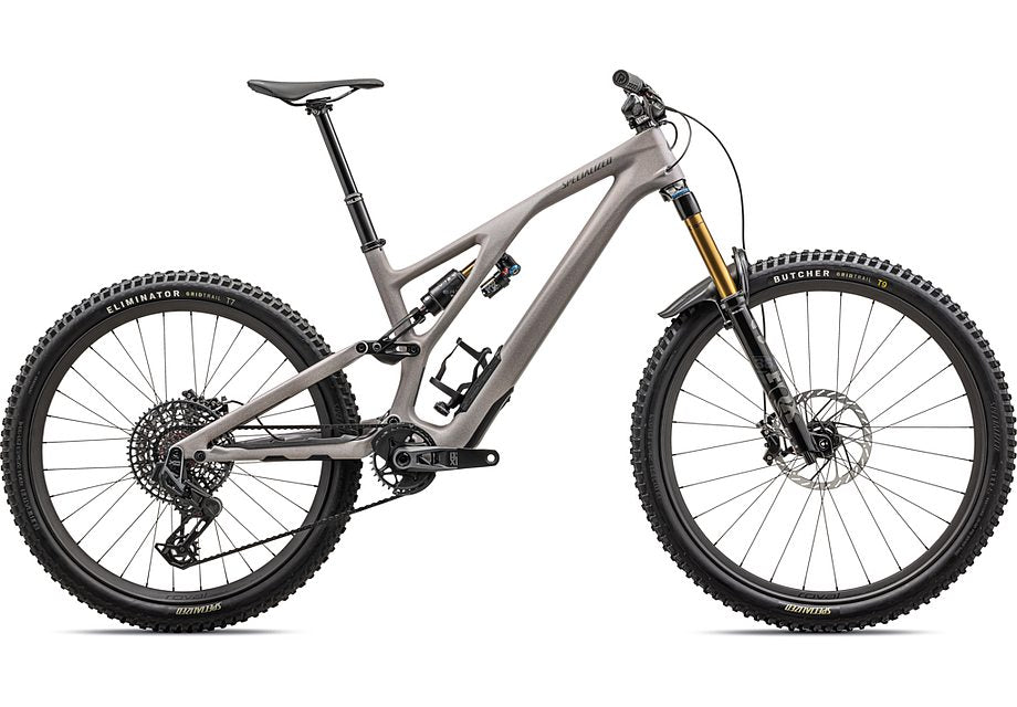 2025 Specialized Stumpjumper evo pro bike satin dune white / dove grey / cool grey / amber glow / smoke s1-Goodwynn&#39;sGoodwynn&#39;s