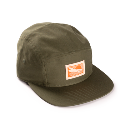 Abstract Landscape 5 Panel Hat