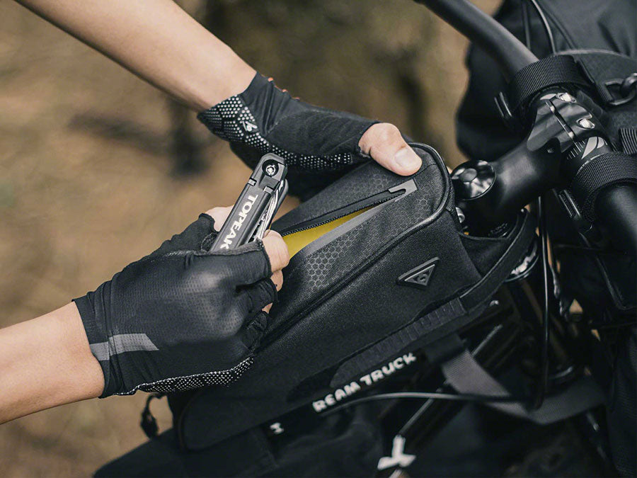 Topeak TopLoader Top Tube Bag - Strap-On Black-Goodwynn&#39;sGoodwynn&#39;s