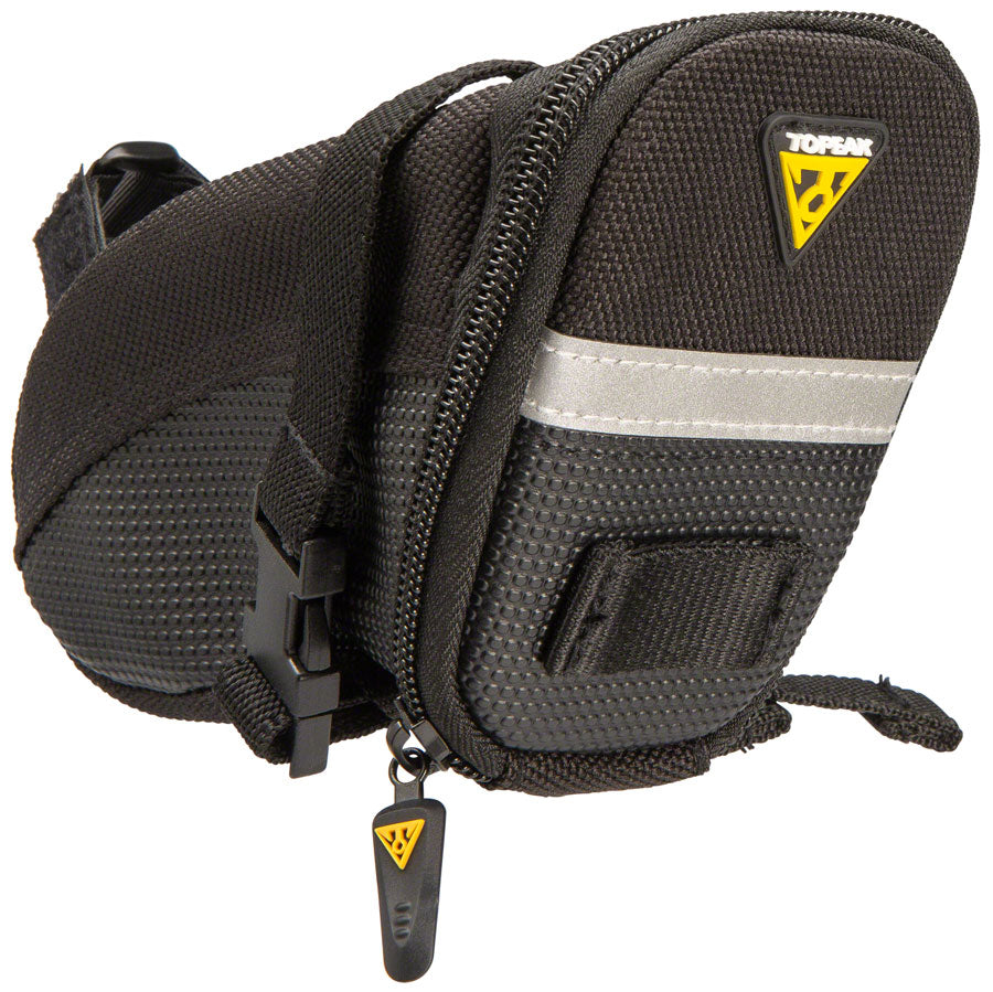 Topeak Aero Wedge Seat Bag - Strap-on Small Black-Goodwynn&#39;sGoodwynn&#39;s