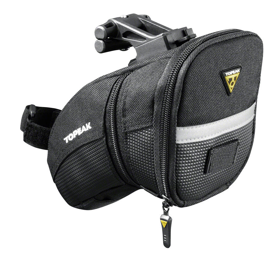 Topeak Aero Wedge Seat Bag - QuickClick Medium Black-Goodwynn&#39;sGoodwynn&#39;s