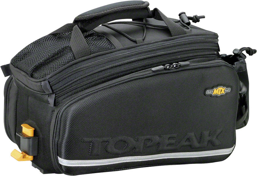 Topeak MTX TrunkBag DXP Rack Bag with Expandable Panniers: 22.6 Liter Black-Goodwynn&#39;sGoodwynn&#39;s